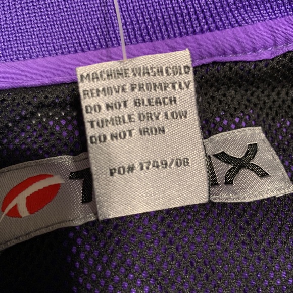 Tonix Pullove Windbreaker Purple Tribe Baseball XL - Picture 8 of 9